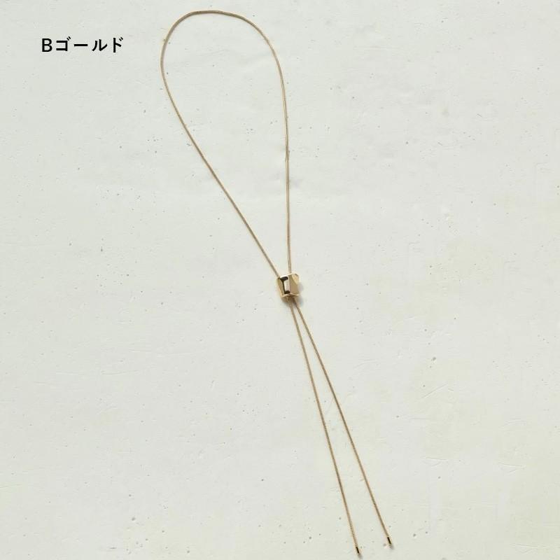 ループ タイイング メタル ネックレス goldy ゴールディ アクセサリー 3221101 レディース メンズ ロングネックレス ゴールド シルバー 女性 男性 スライド | GOLDY | 02