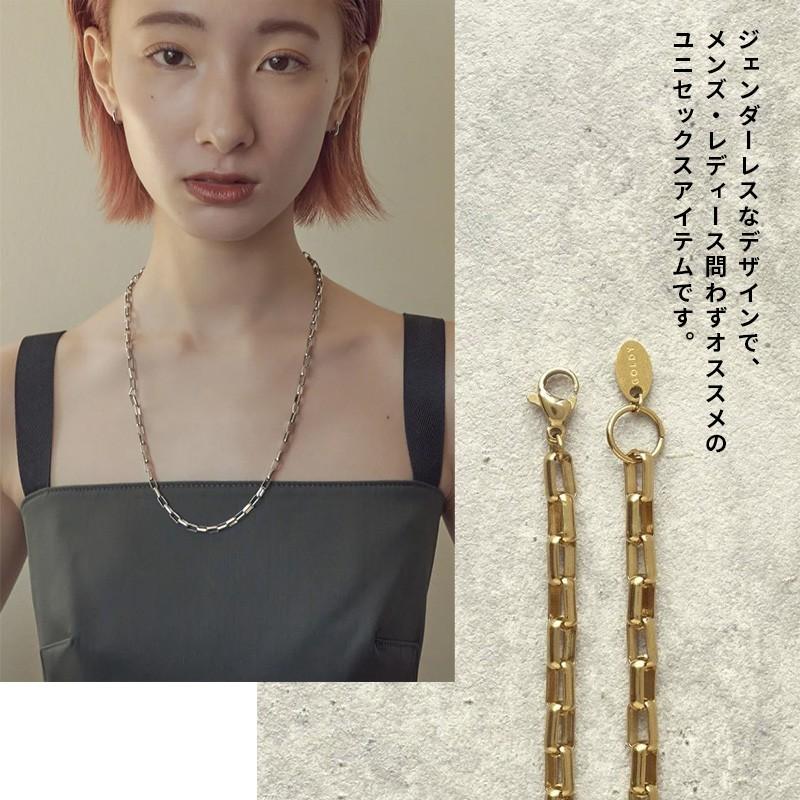 スクエア チェーン ステンレス ネックレス GOLDY ゴールディ 3230213 goldy アクセサリー レディース チェーンネックレス チェーンのみ シルバー ゴールド | GOLDY | 09