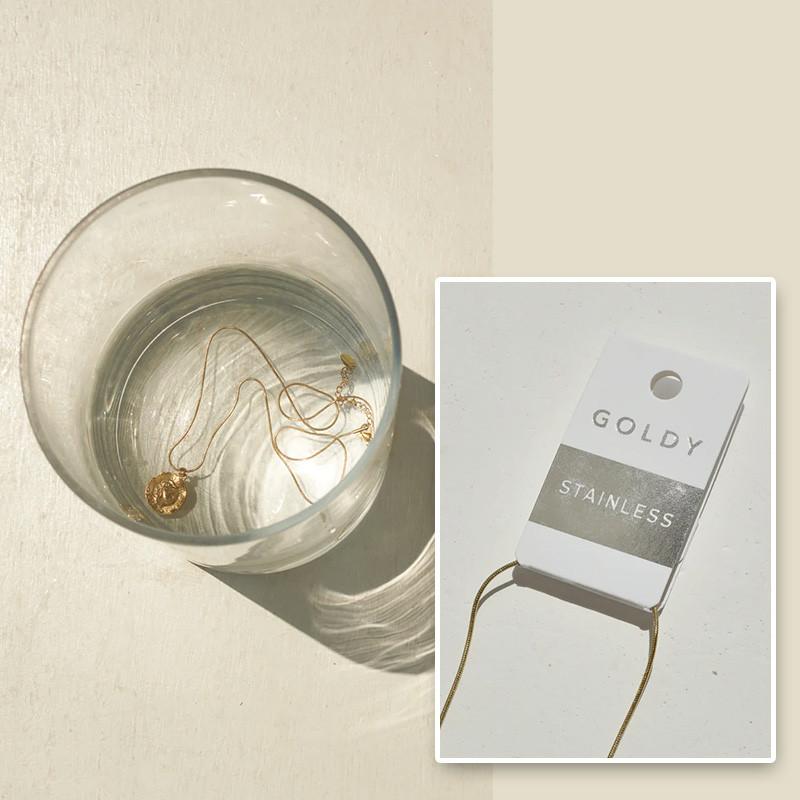 コイン × スネーク チェーン ステンレス ネックレス GOLDY ゴールディ 3230704 goldy アクセサリー レディース コインネックレス アレルギー対応 | GOLDY | 12
