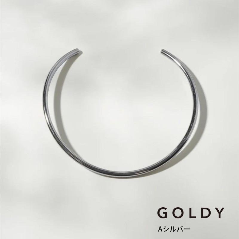 GOLDY ラウンド カーブ ステンレス ネックカフ ゴールディ