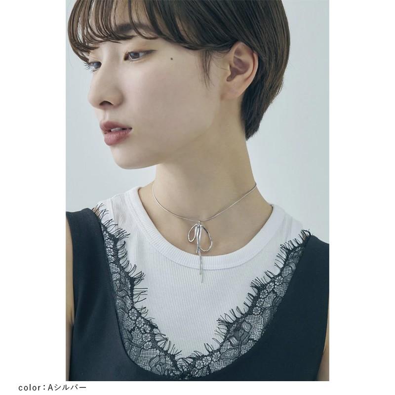 ドループ メタル チェーン リボン ネックレス GOLDY ゴールディ 3240703 goldy アクセサリー レディース ロングネックレス シルバー ゴールド goldy ネックレス | GOLDY | 04