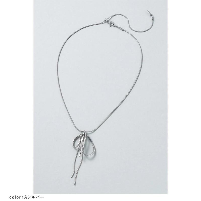 ドループ メタル チェーン リボン ネックレス GOLDY ゴールディ 3240703 goldy アクセサリー レディース ロングネックレス シルバー ゴールド goldy ネックレス | GOLDY | 06