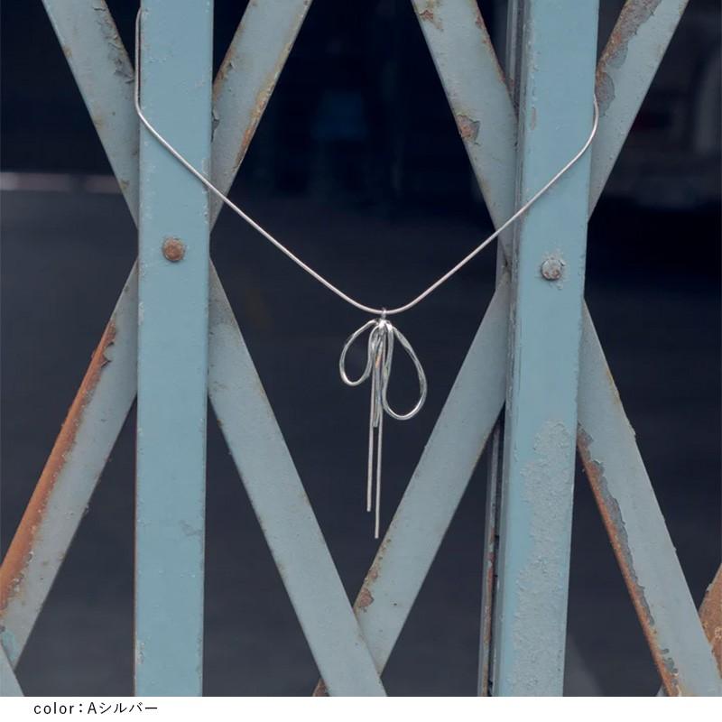 ドループ メタル チェーン リボン ネックレス GOLDY ゴールディ 3240703 goldy アクセサリー レディース ロングネックレス シルバー ゴールド goldy ネックレス | GOLDY | 07