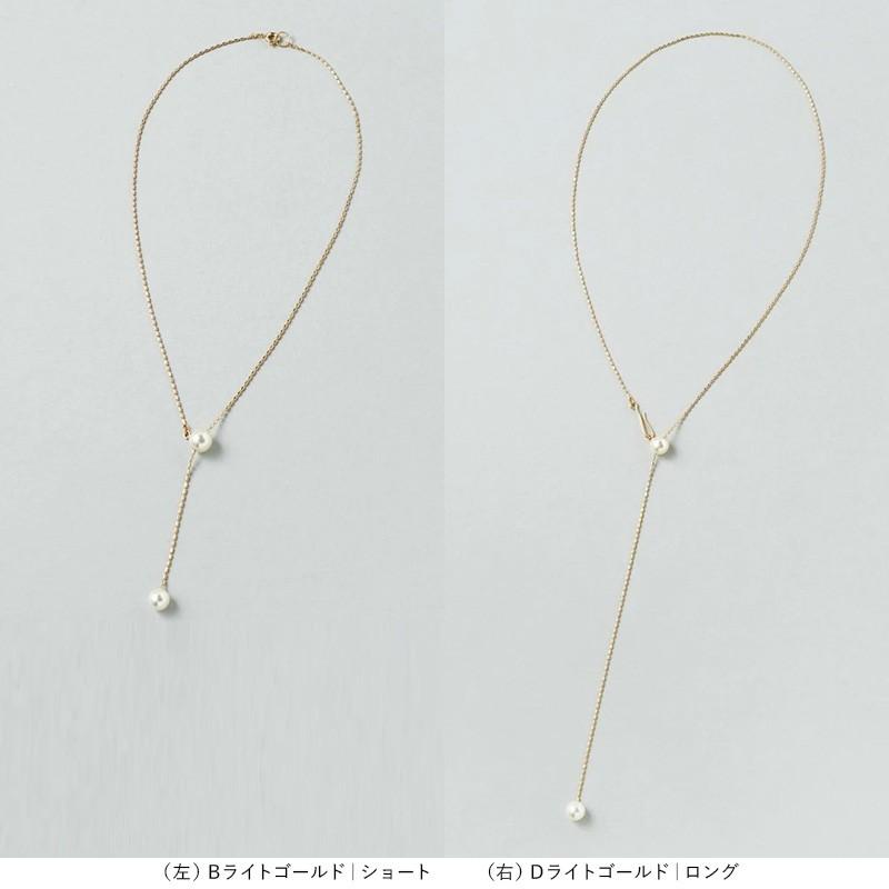 パール スライド チェーン ネックレス GOLDY ゴールディ 3240707 goldy アクセサリー レディース パールネックレス スライドネックレス シルバー ゴールド | GOLDY | 15