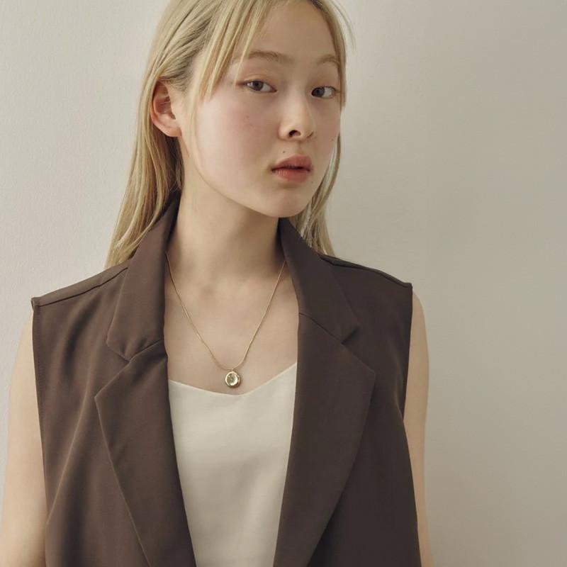 フラット プレート ステンレス ネックレス GOLDY ゴールディ 3250252 goldy アクセサリー レディース コインネックレス シルバー ゴールド アレルギー対応 | GOLDY | 08