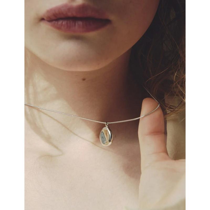 フラット プレート ステンレス ネックレス GOLDY ゴールディ 3250252 goldy アクセサリー レディース コインネックレス シルバー ゴールド アレルギー対応 | GOLDY | 09