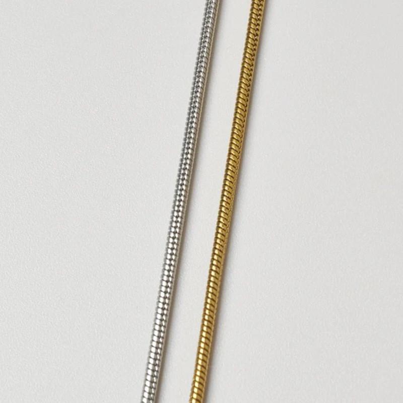 ループ タイイング ステンレス ネックレス GOLDY ゴールディ 3250253 goldy アクセサリー レディース  シルバー ゴールド アレルギー対応 ループタイネックレス | GOLDY | 10
