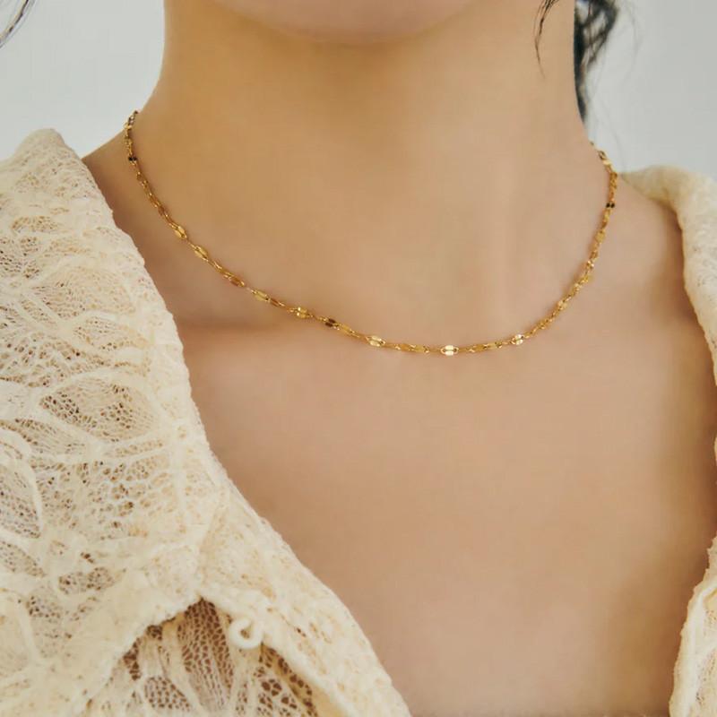 ペタル チェーン ステンレス ネックレス GOLDY ゴールディ 3250450 goldy アクセサリー レディース チェーンネックレス アレルギー対応 シルバー ゴールド | GOLDY | 11