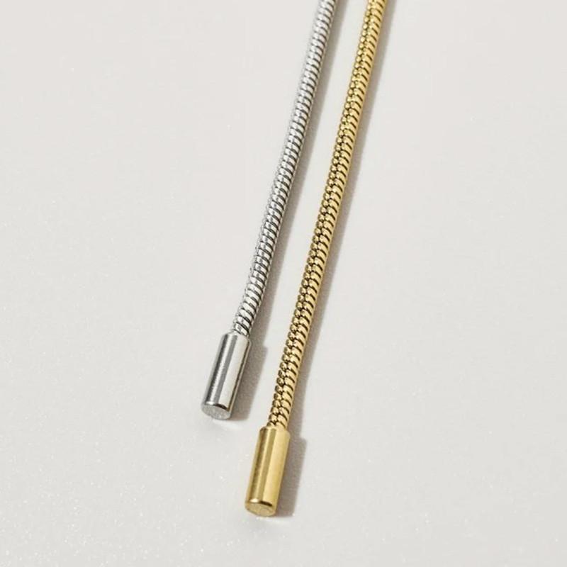 スレンダー ループ タイイング ステンレス ネックレス GOLDY ゴールディ 3250454 goldy アクセサリー レディース アレルギー対応 シルバー ゴールド | GOLDY | 11