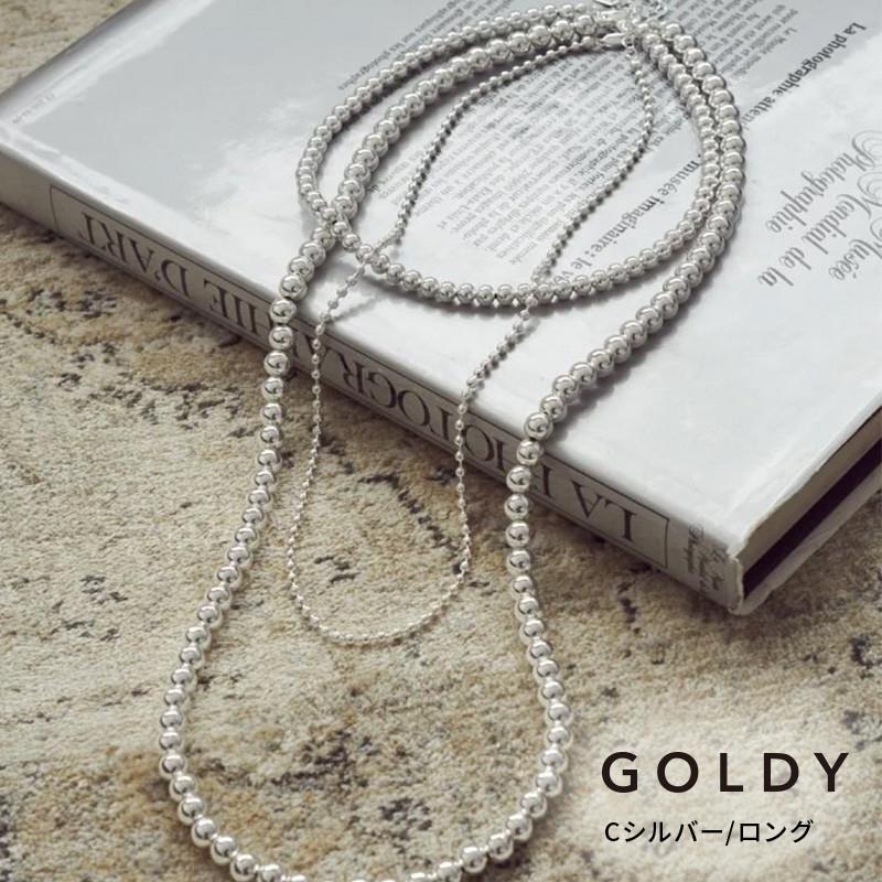 ビッグ バブル メタル ネックレス GOLDY ゴールディ 3250804 goldy アクセサリー レディース ボールネックレス 3本セット シルバー ライトゴールド | GOLDY | 03