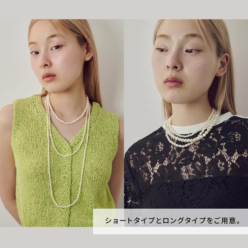 ビッグ バブル パール ネックレス GOLDY ゴールディ 3250805 goldy アクセサリー レディース パールネックレス  ネックレス 3本セット ロング ショート | GOLDY | 04