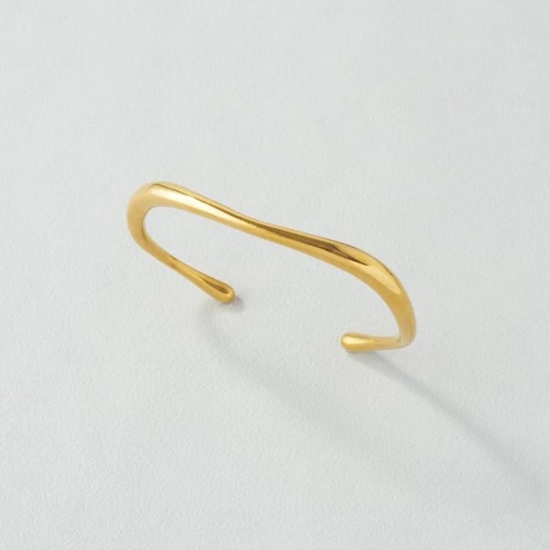 ニュアンス ライン ステンレス バングル GOLDY ゴールディ 4240414 goldy アクセサリー レディース 女性 ブレスレット メンズ ユニセックス シルバー ゴールド | GOLDY | 09