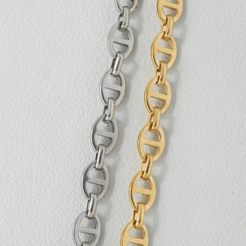 アンカー チェーン マンテル ステンレス ブレスレット GOLDY ゴールディ 4240420 goldy アクセサリー レディース 女性 シルバー ゴールド メタル | GOLDY | 06