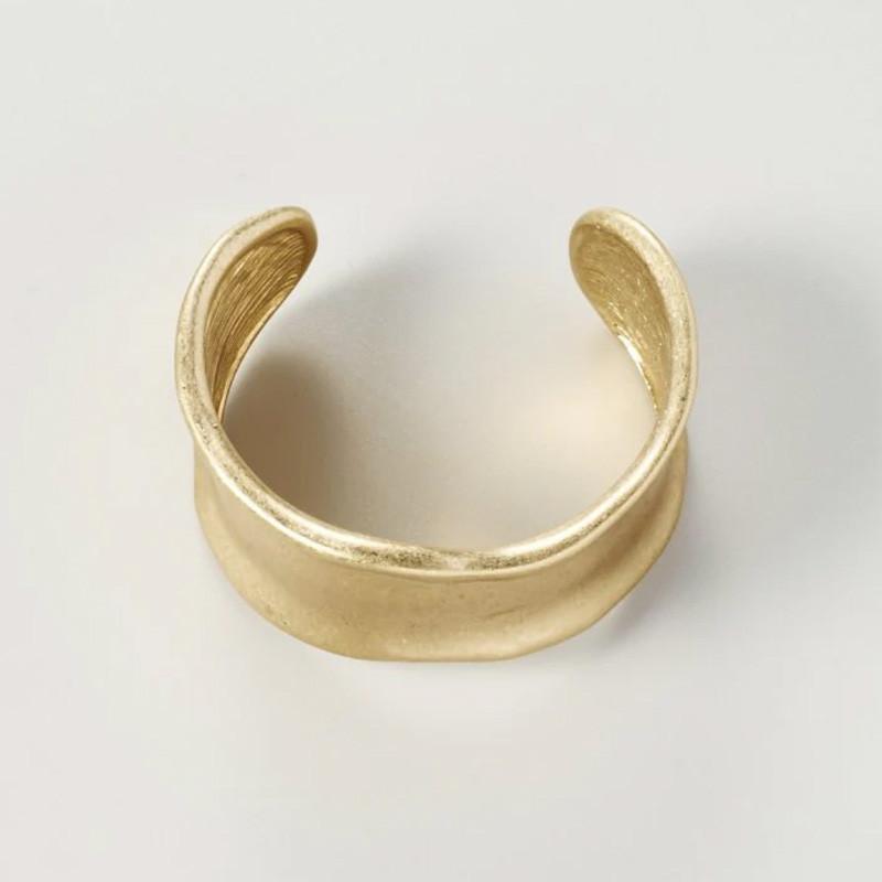 ワイド ニュアンス メタル バングル GOLDY ゴールディ 4250405 goldy アクセサリー レディース ブレスレット シルバー ゴールド マット 艶消し GOLDY バングル | GOLDY | 09