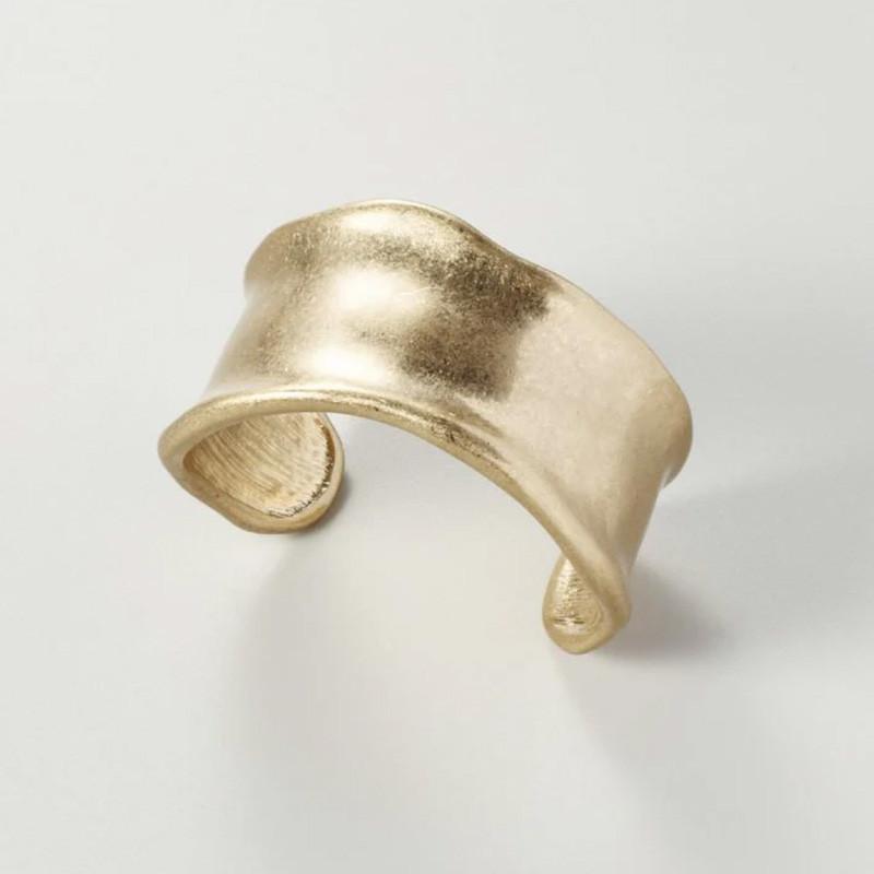 ワイド ニュアンス メタル バングル GOLDY ゴールディ 4250405 goldy アクセサリー レディース ブレスレット シルバー ゴールド マット 艶消し GOLDY バングル | GOLDY | 10