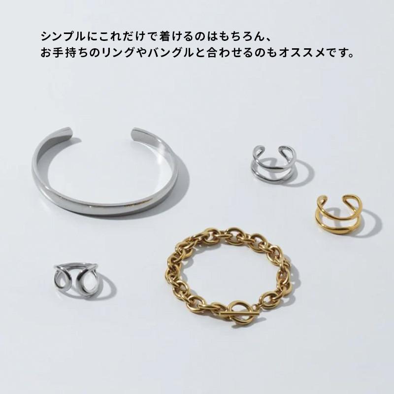 ニュアンス ダブル ライン ステンレス リング GOLDY ゴールディ 5240805 アクセサリー レディース 指輪 大人 おしゃれ 女性 goldy リング シルバー ゴールド | GOLDY | 08