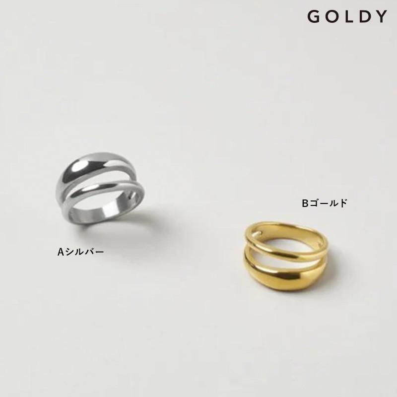 プランプ ダブル ライン ステンレス リング GOLDY ゴールディ 5250251 アクセサリー レディース 指輪 シルバー ゴールド goldy リング アレルギー対応 |  | 13