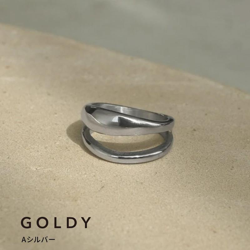 プランプ ダブル ライン ステンレス リング GOLDY ゴールディ 5250251 アクセサリー レディース 指輪 シルバー ゴールド goldy リング アレルギー対応 |  | 01