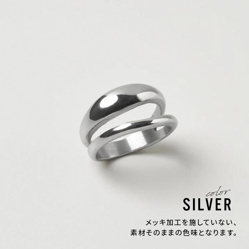 プランプ ダブル ライン ステンレス リング GOLDY ゴールディ 5250251 アクセサリー レディース 指輪 シルバー ゴールド goldy リング アレルギー対応 |  | 04