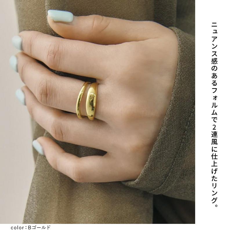 プランプ ダブル ライン ステンレス リング GOLDY ゴールディ 5250251 アクセサリー レディース 指輪 シルバー ゴールド goldy リング アレルギー対応 |  | 06