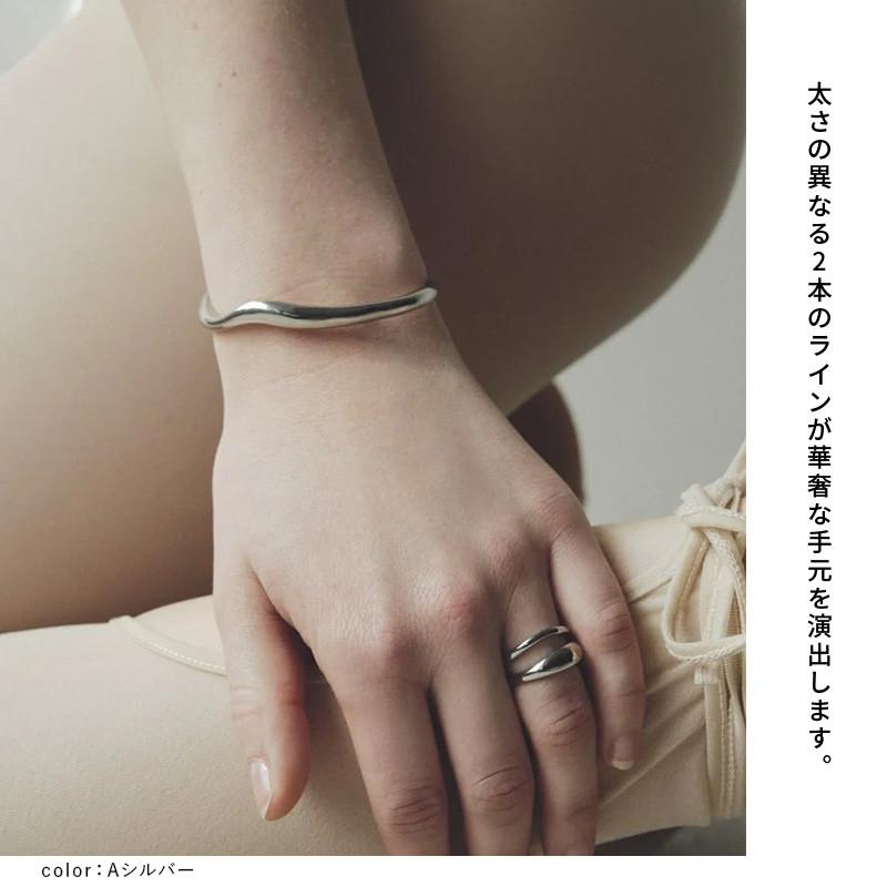 プランプ ダブル ライン ステンレス リング GOLDY ゴールディ 5250251 アクセサリー レディース 指輪 シルバー ゴールド goldy リング アレルギー対応 |  | 07
