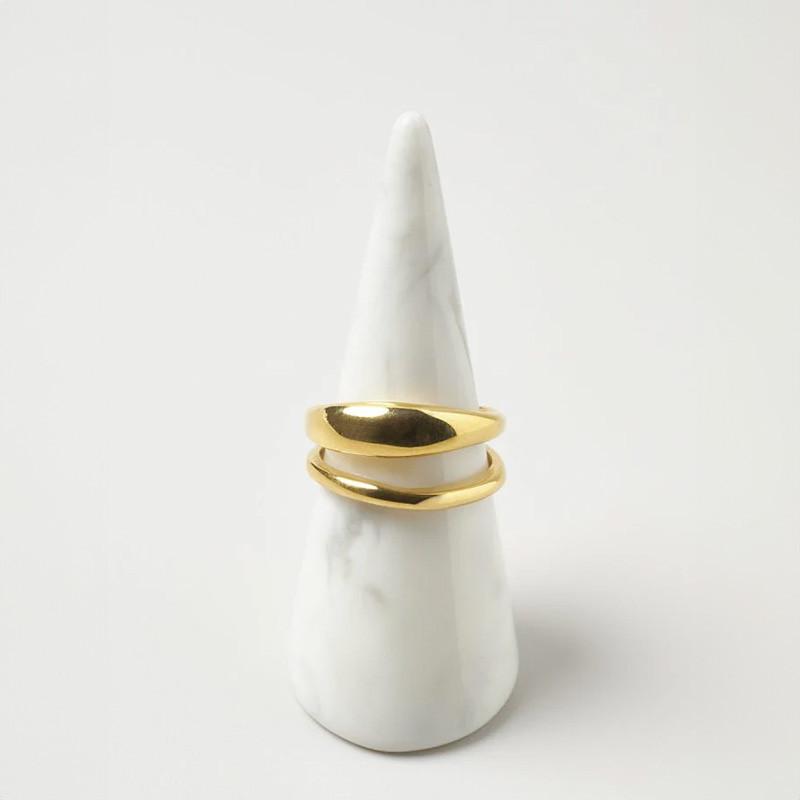 プランプ ダブル ライン ステンレス リング GOLDY ゴールディ 5250251 アクセサリー レディース 指輪 シルバー ゴールド goldy リング アレルギー対応 |  | 11