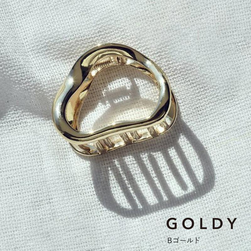 カーム トライアングル バンス クリップ GOLDY ゴールディ 6211102 goldy ヘアアクセサリー レディース シルバー ゴールド 黒 ガンメタリック ヘアクリップ | GOLDY | 11