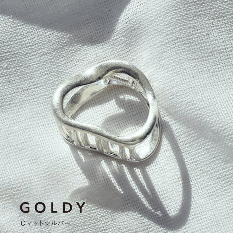 カーム トライアングル バンス クリップ GOLDY ゴールディ 6211102 goldy ヘアアクセサリー レディース シルバー ゴールド 黒 ガンメタリック ヘアクリップ | GOLDY | 12