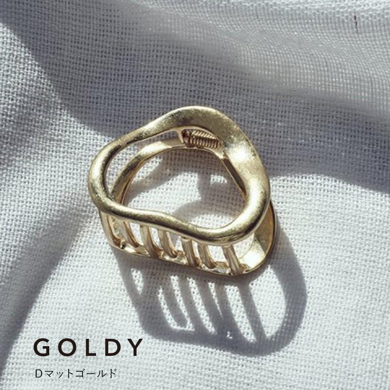 カーム トライアングル バンス クリップ GOLDY ゴールディ 6211102 goldy ヘアアクセサリー レディース シルバー ゴールド 黒 ガンメタリック ヘアクリップ | GOLDY | 13
