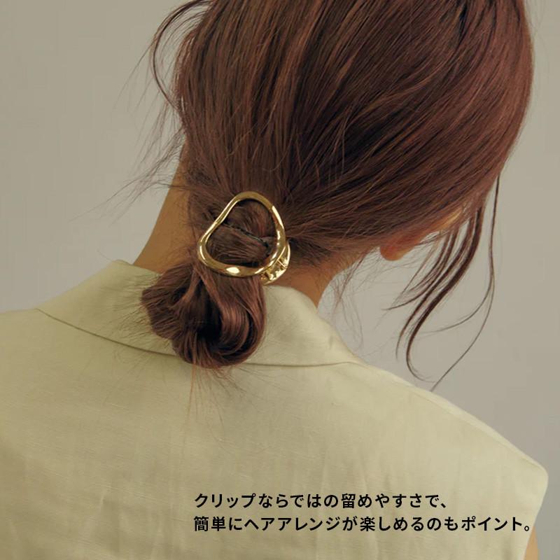 カーム トライアングル バンス クリップ GOLDY ゴールディ 6211102 goldy ヘアアクセサリー レディース シルバー ゴールド 黒 ガンメタリック ヘアクリップ | GOLDY | 04