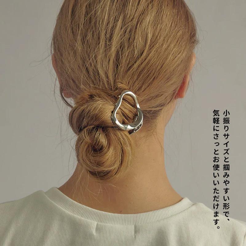 カーム トライアングル バンス クリップ GOLDY ゴールディ 6211102 goldy ヘアアクセサリー レディース シルバー ゴールド 黒 ガンメタリック ヘアクリップ | GOLDY | 07