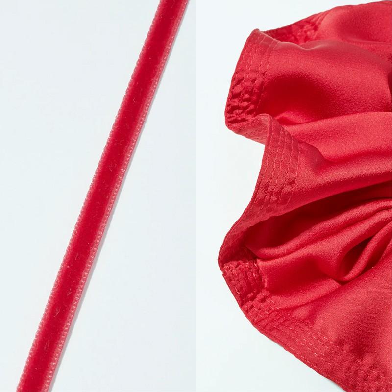 リボン ハング ビッグ シュシュ GOLDY ゴールディ 6240201 goldy  ヘアアクセサリー レディース ヘアゴム リボン サテン ピンク アイボリー ブラック レッド | GOLDY | 14