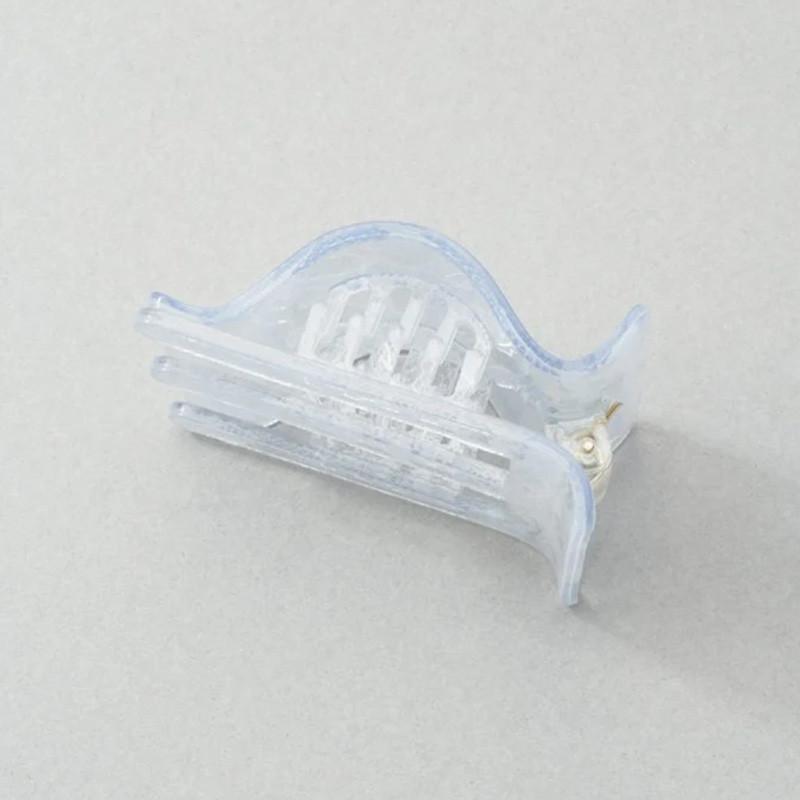 ワイド ウェーブ アセチ レース ヘアー クリップ GOLDY ゴールディ 6250205 goldy ヘアアクセサリー レディース ヘアアクセ ライトブルー ブラック | GOLDY | 07