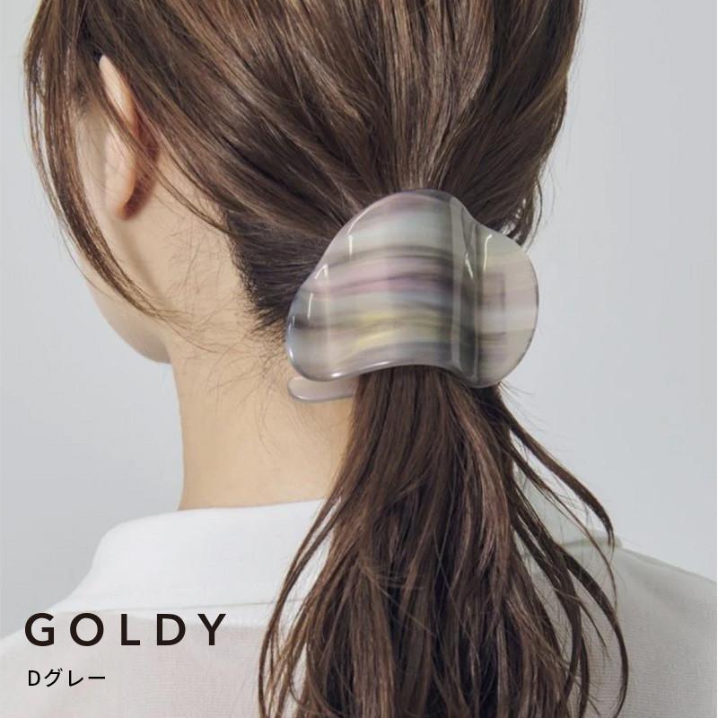 ニュアンス シェイプ アセチ ヘアー クリップ GOLDY ゴールディ 6251107 goldy ヘアアクセサリー レディース アイボリー カーキ ブラウン グレー ヘアクリップ | GOLDY | 04