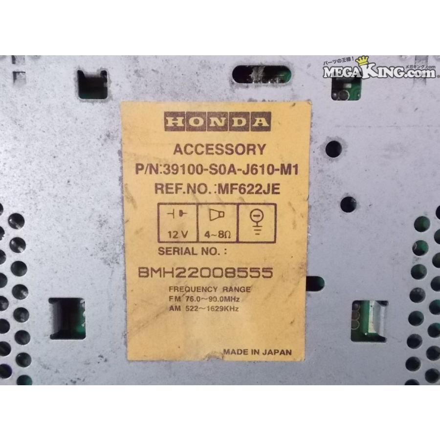 ホンダ 純正 MF622JE CDデッキ CDプレーヤー オーディオ 1DIN 39100