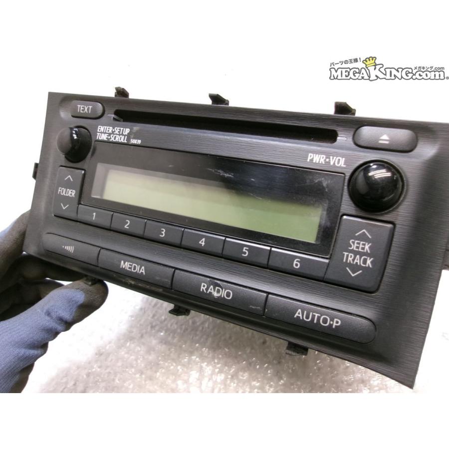 NHP10 アクア 純正 ノーマル CDデッキ プレーヤー オーディオ 86120