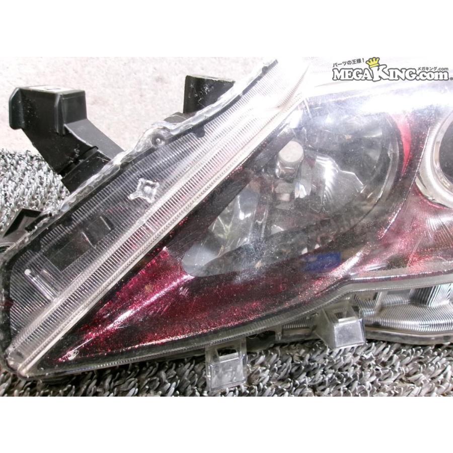 GRX130 マークX 前期 純正 改 ヘッドライト ヘッドランプ イカリング