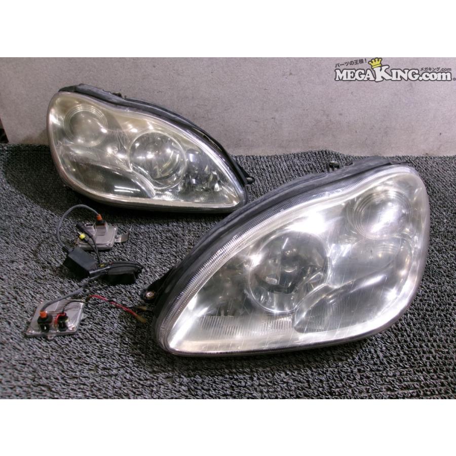 ベンツ W220 Sクラス EAGLE EYES イーグルアイ ハロゲン ヘッドライト 
