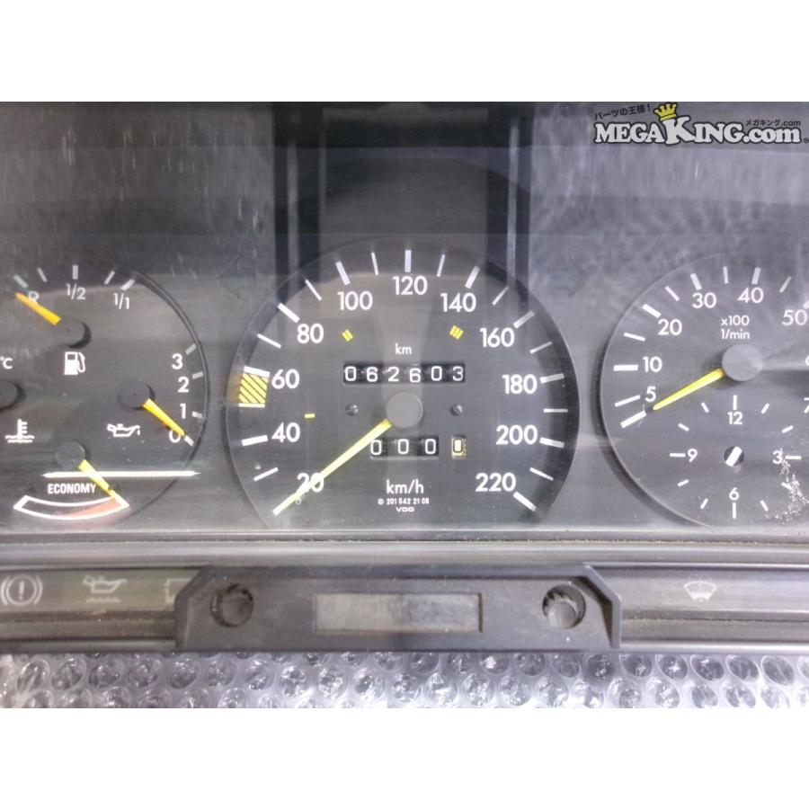 ベンツ W201 190E 純正 ノーマル スピードメーター タコメーター