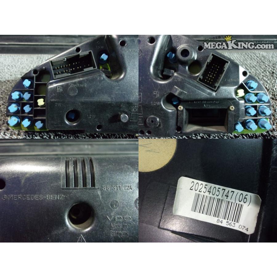 ベンツ W202 Cクラス C280 純正 ノーマル スピードメーター 走行距離 