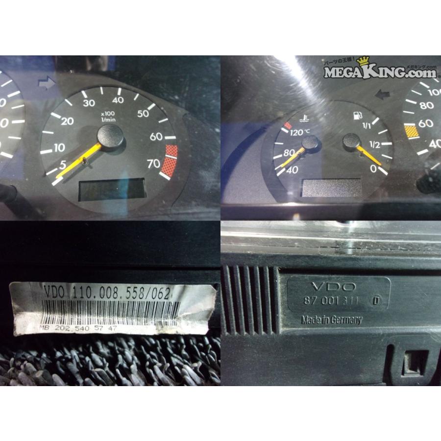 ベンツ W202 Cクラス C280 純正 ノーマル スピードメーター 走行距離 