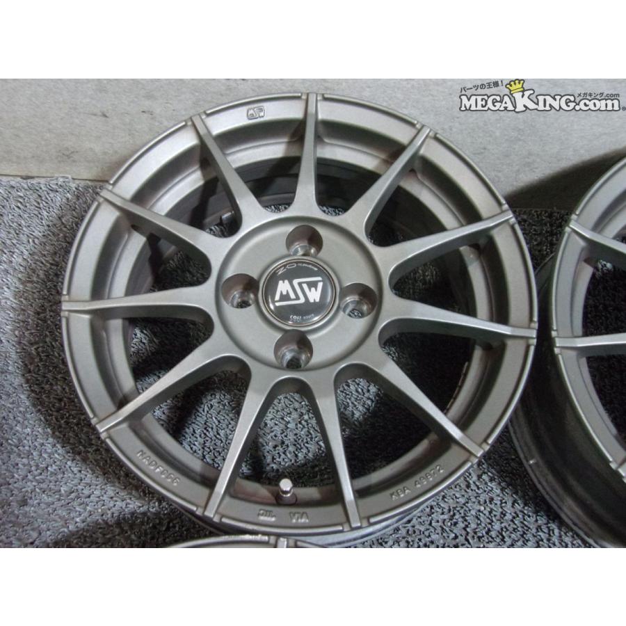 OZレーシング MSW 14インチホイール 6J+35 4穴 PCD98 4本 フィアット 500 にて使用 / 4KT2-2000 |  | 01
