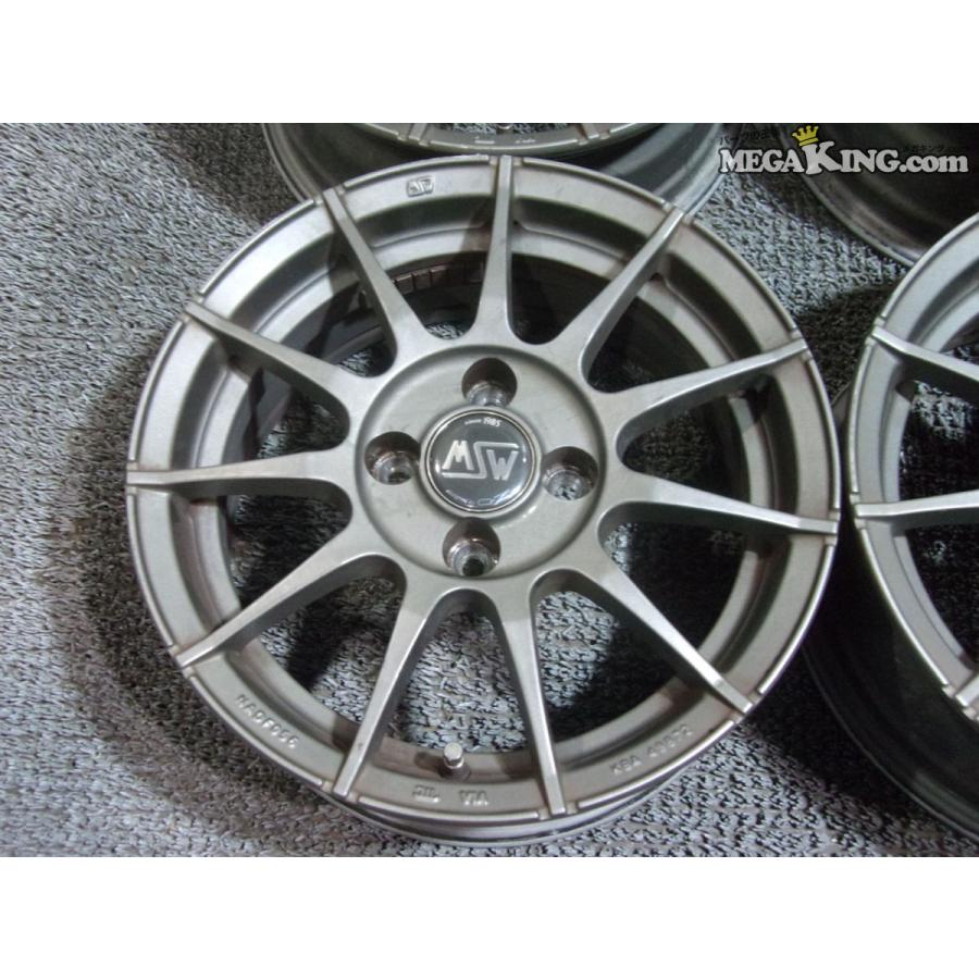 OZレーシング MSW 14インチホイール 6J+35 4穴 PCD98 4本 フィアット 500 にて使用 / 4KT2-2000 |  | 03