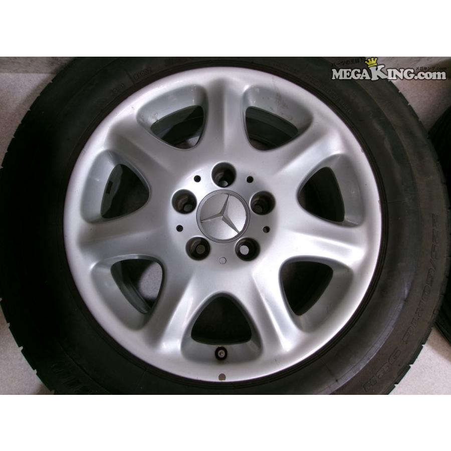ベンツ W220 Sクラス 純正 16インチホイール 7.5J+46 5穴 PCD112 4本 