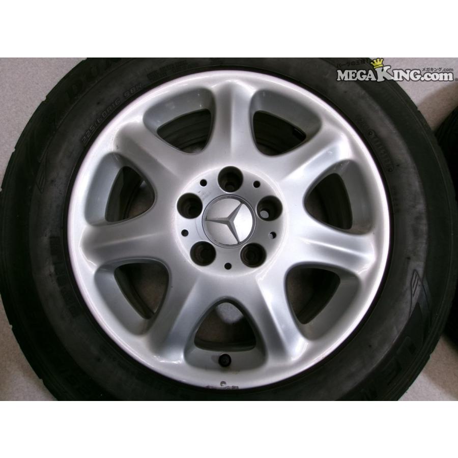 ベンツ W220 Sクラス 純正 16インチホイール 7.5J+46 5穴 PCD112 4本 