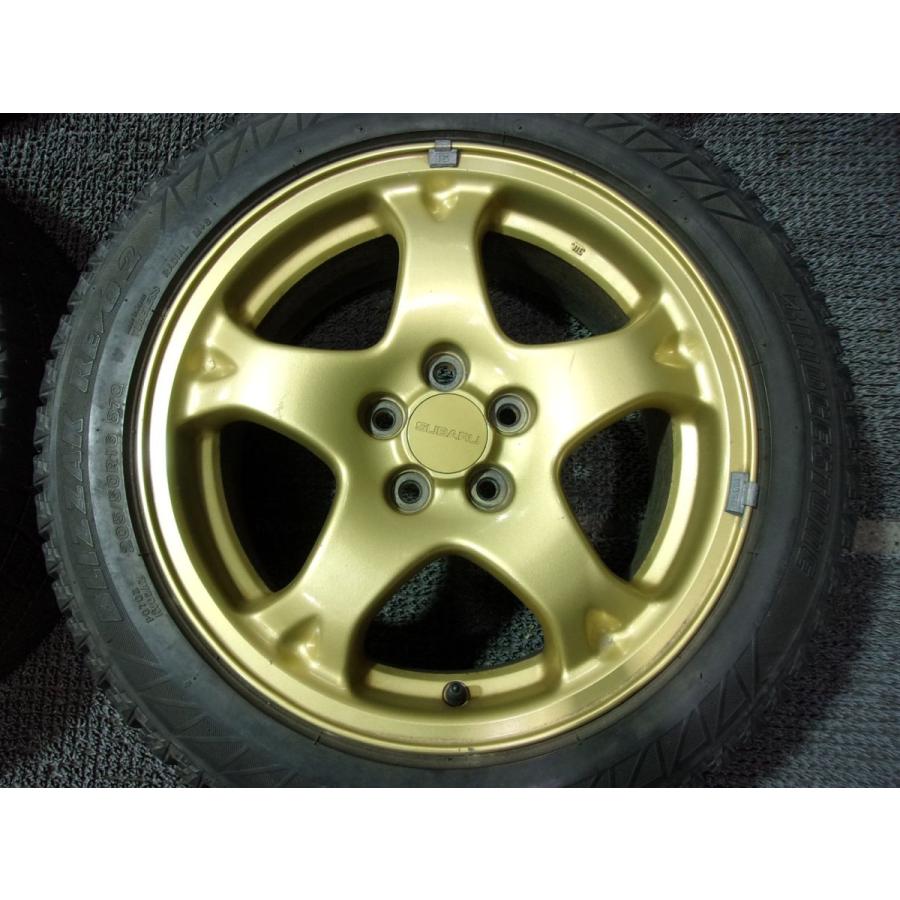 ☆激安!☆GC8 インプレッサ 純正 16インチホイール 7J+53 5穴 PCD100 