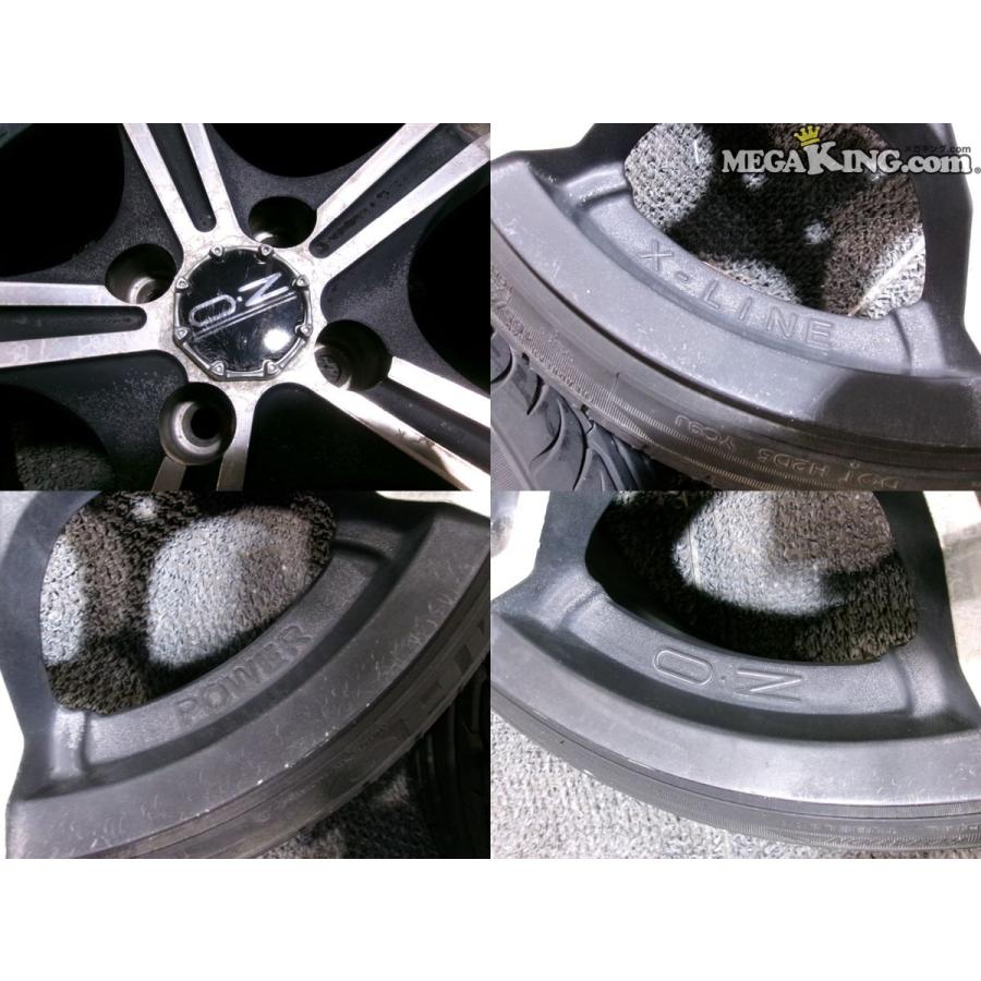 OZ X-LINE POWER 16インチホイール 7J+37 4穴 PCD100 ブラポリ 4本
