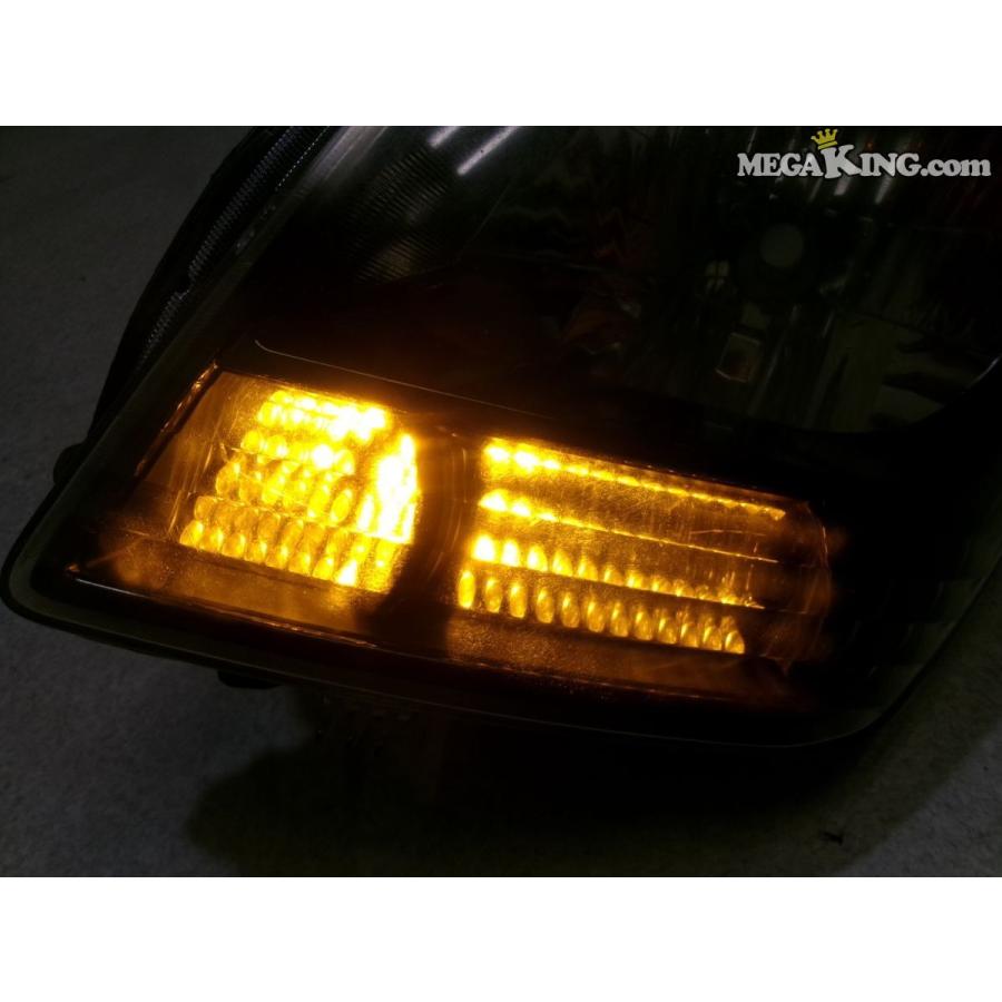 ワゴンR mh23 ワンオフヘッドライト MH23S ワゴンR ダイヤモンドLEDイカリングプロジェクターヘッドライト