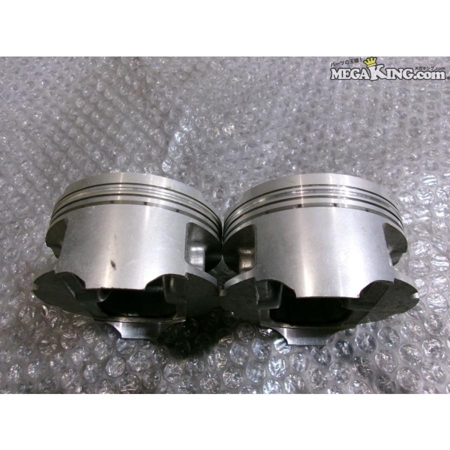 2点セット 車種不明 KAWASAKI カワサキ 純正 改 ピストン スカート径約83mm 2個