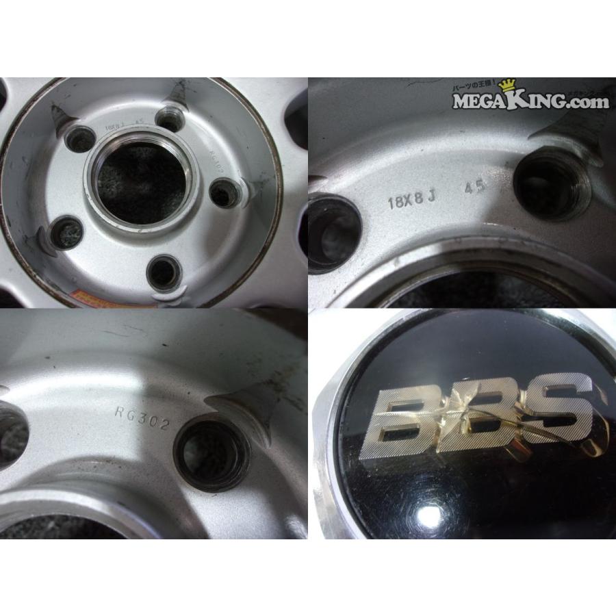 ☆鍛造☆BBS RG302 18インチホイール 8J+45 5穴 PCD114.3 1本 / 4T3